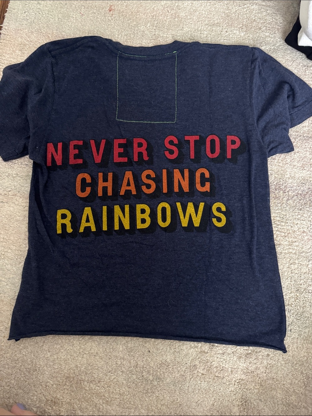 Aviator nation Navy XS Smiley Face Tee - Picture 4 of 4